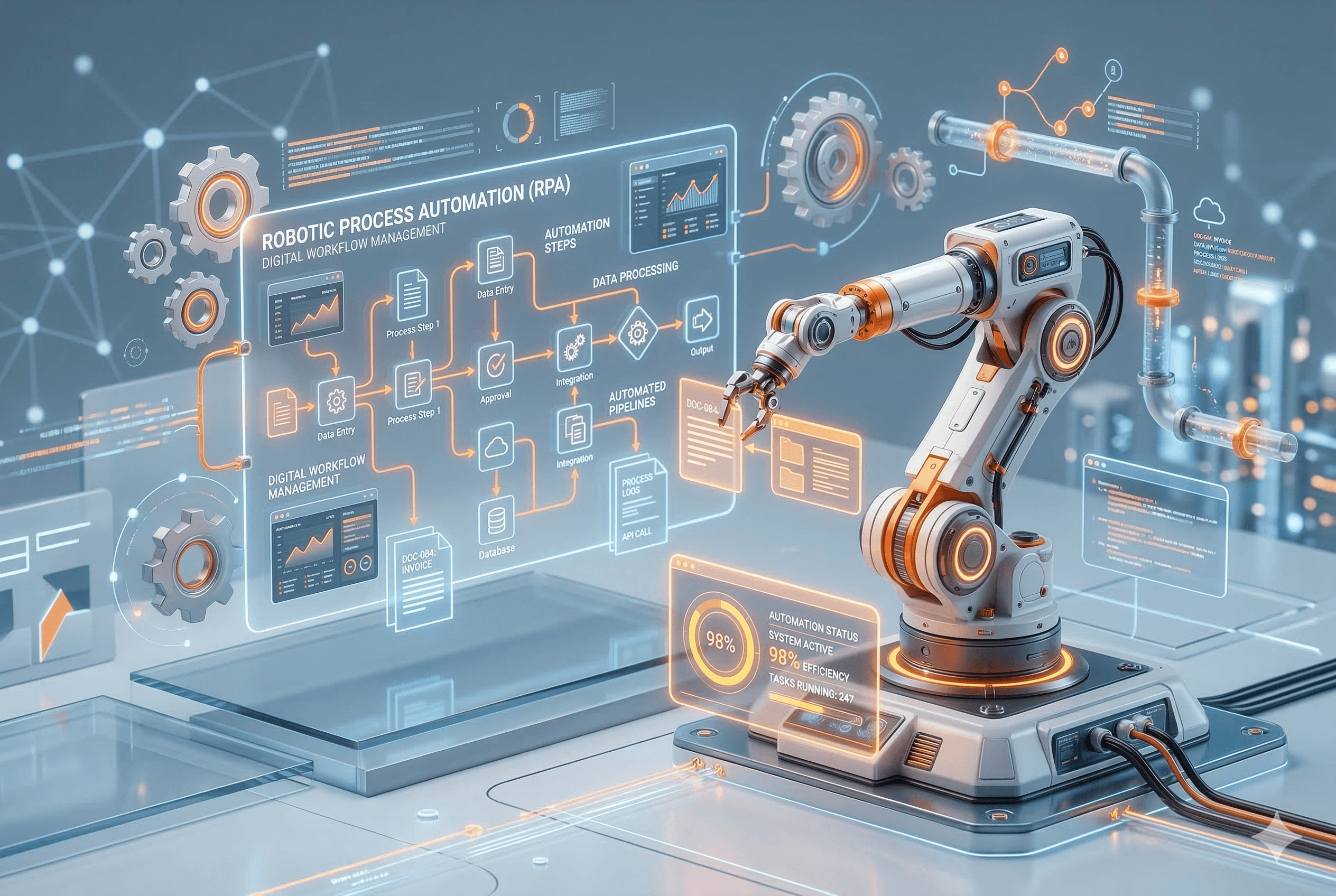 Automation Robotic Process Illustration