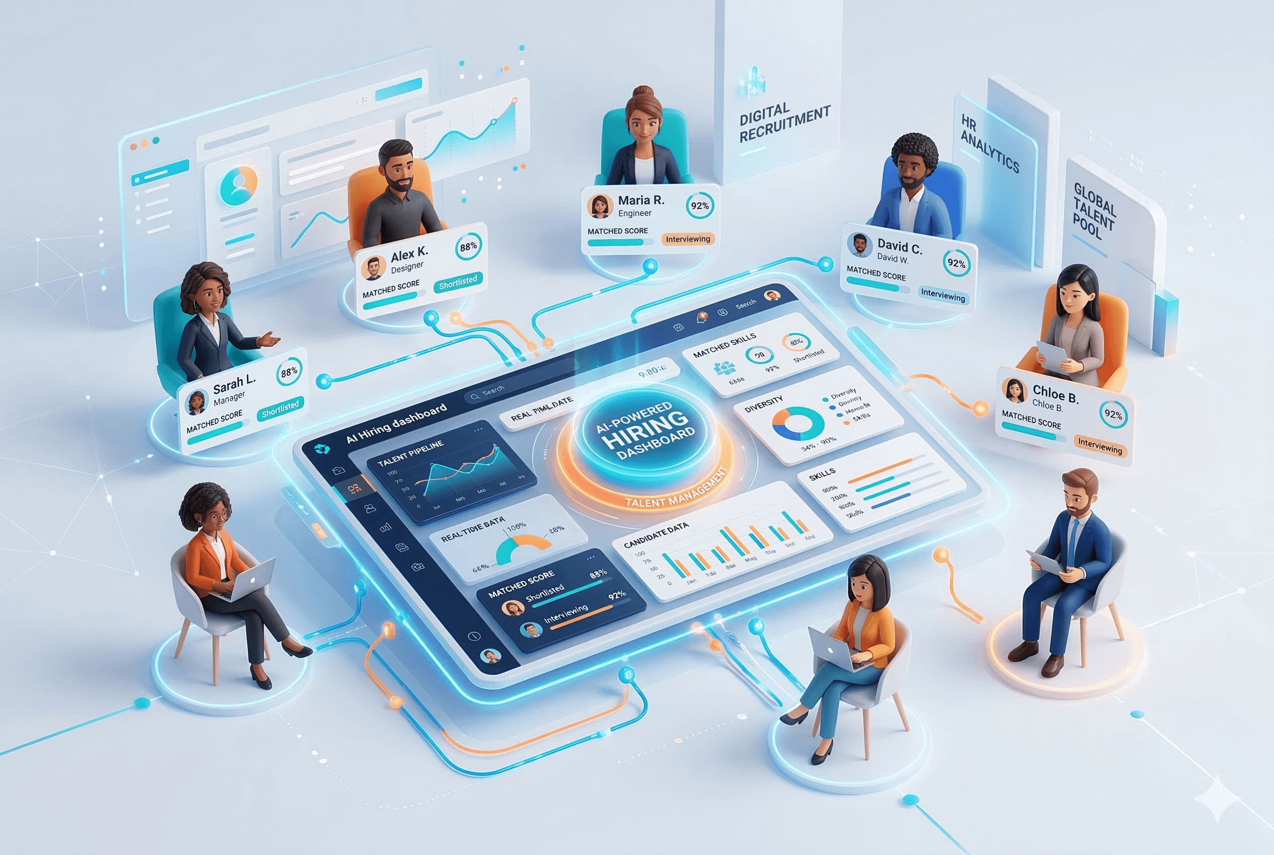 Staffing Solutions Illustration